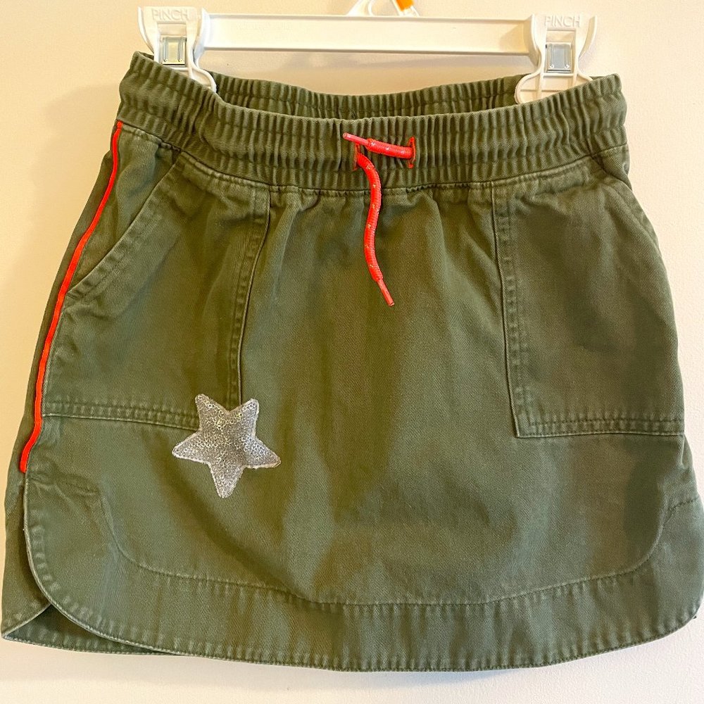 Khaki Green Skirt for girls (M size 7/8)